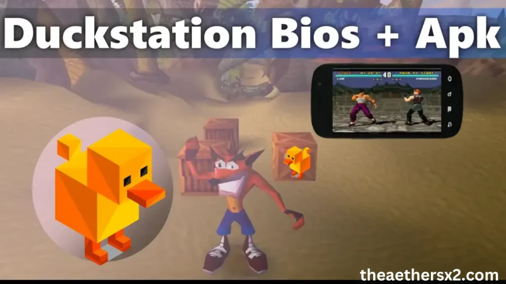 Duckstation Bios + APK Updated Version 2024 1 PS1 emulator for Android