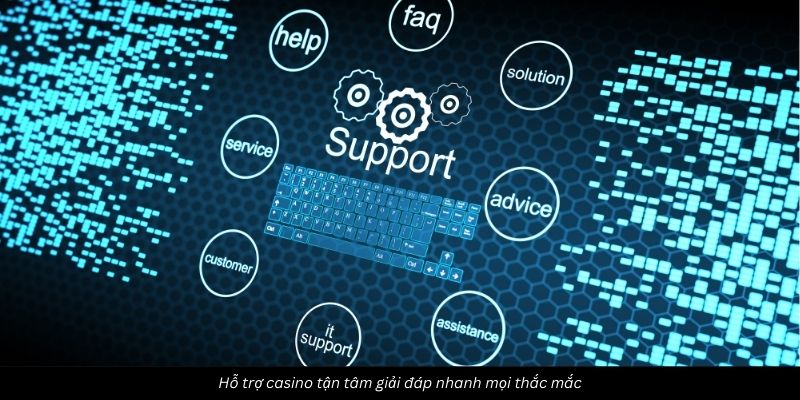 Nhà Cái Uy Tín - Casino Online Chân Thực Như Ngoài Đời 4 Hỗ trợ casino tận tâm giải đáp nhanh mọi thắc mắc