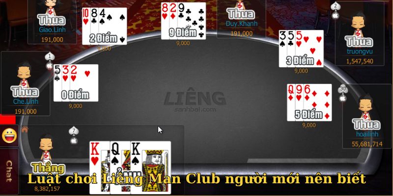 Liêng Man Club: Game Bài Đổi Thưởng Hấp Dẫn Nhất Hiện Nay 3 Luật chơi Liêng Man Club người mới nên biết